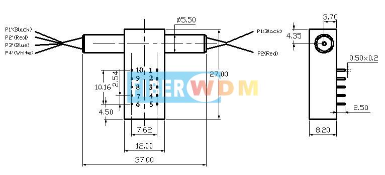 Dual 1x2 Mechanical Optical Switch