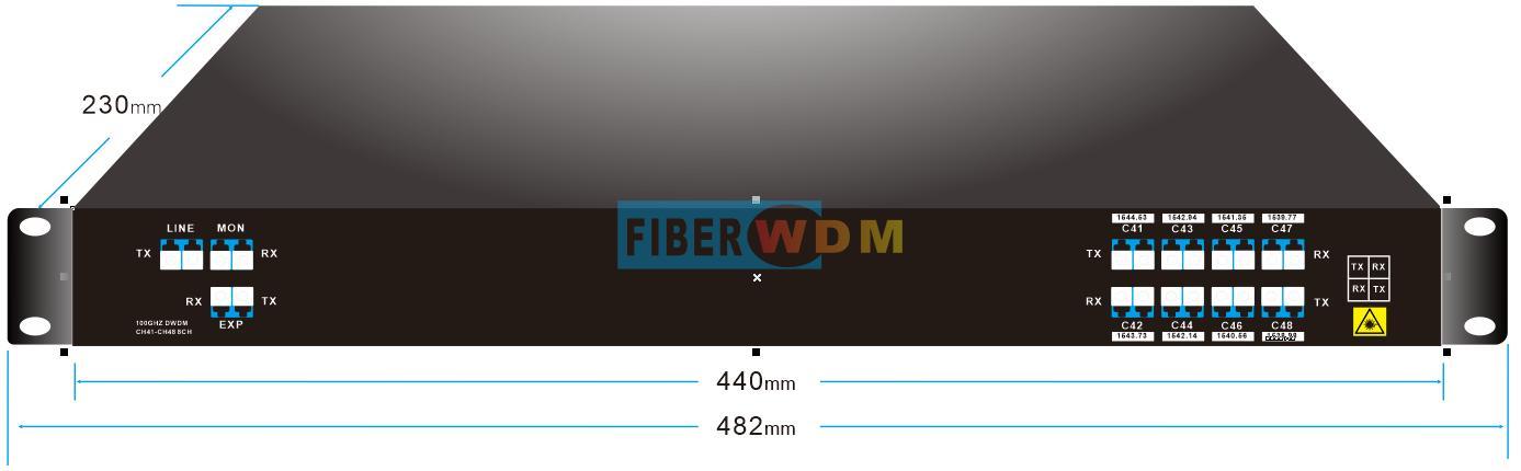 8CH DWDM MUX DEMUX