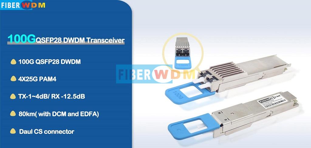 100G QSFP28 DWDM optical module