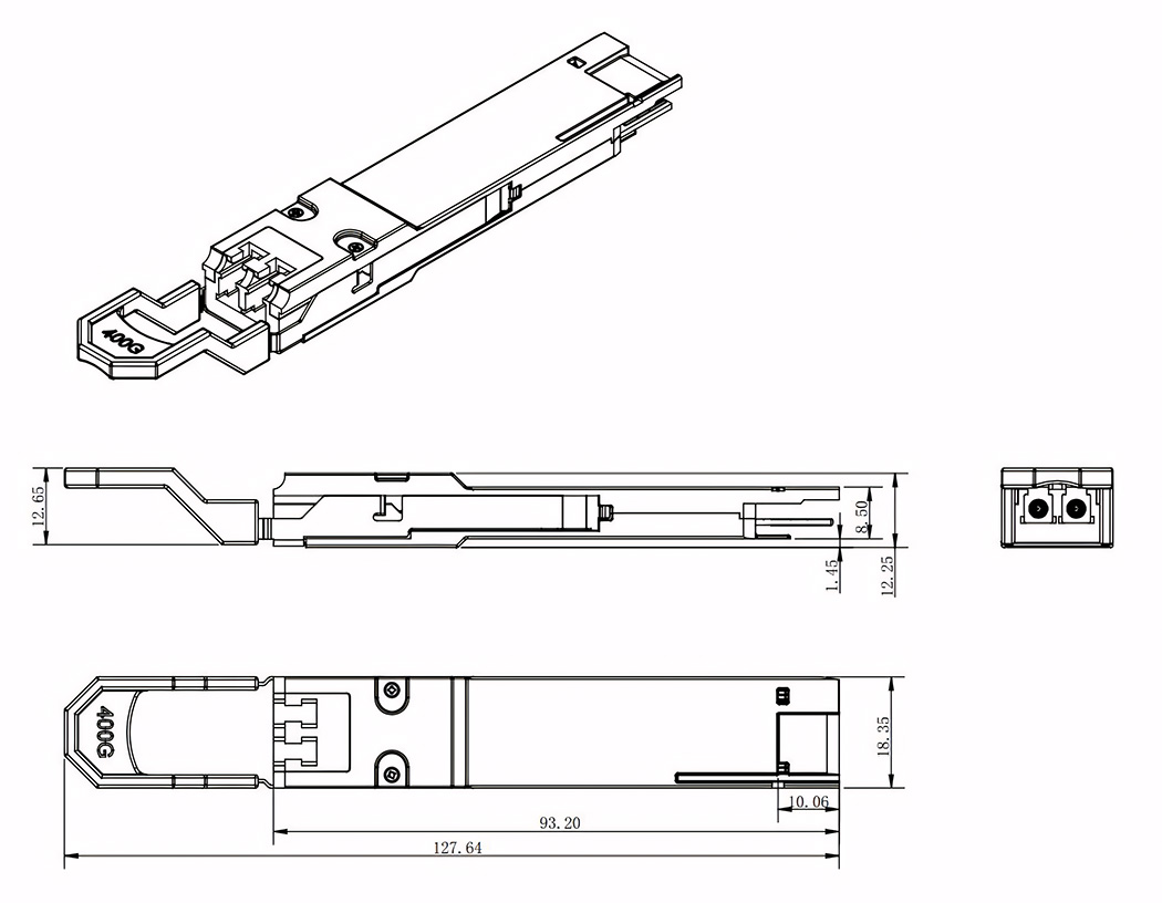 400G QSFP-DD FR4