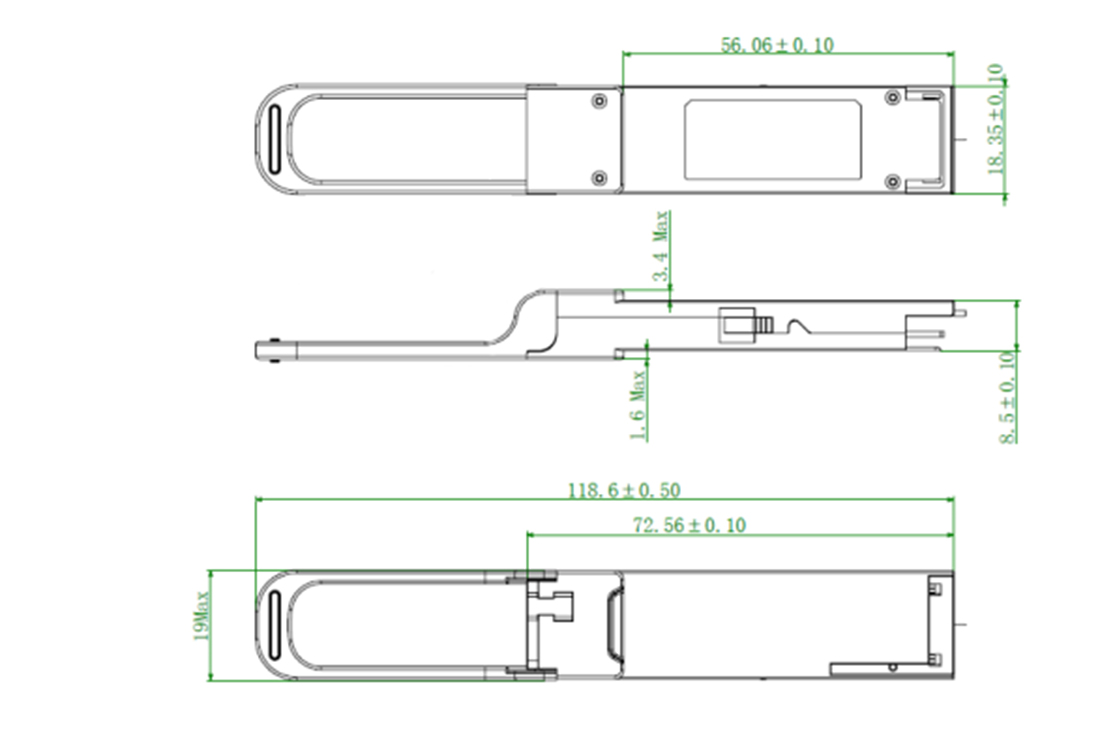 100G BIDI QSFP28 20km