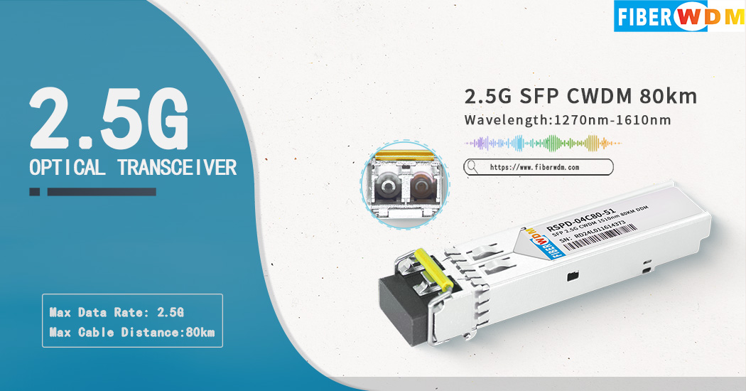 2.5G SFP CWDM 80km