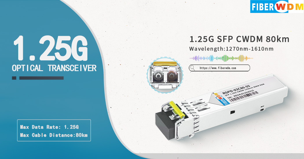 1.25G SFP CWDM 80km