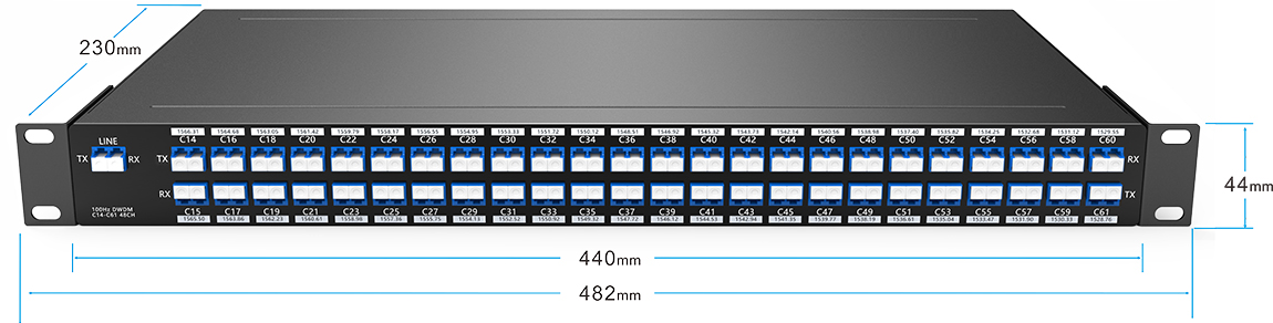 48CH DWDM MUX DEMUX