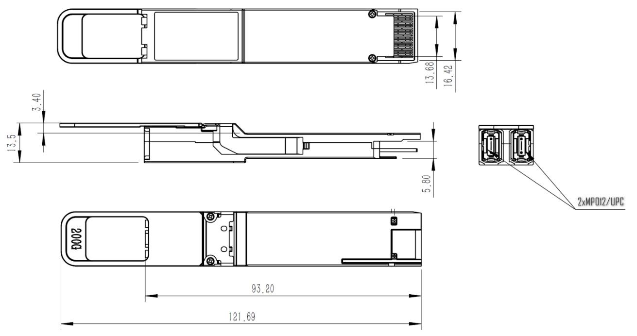 200G QSFP-DD SR8 200G QSFP-DD SR8