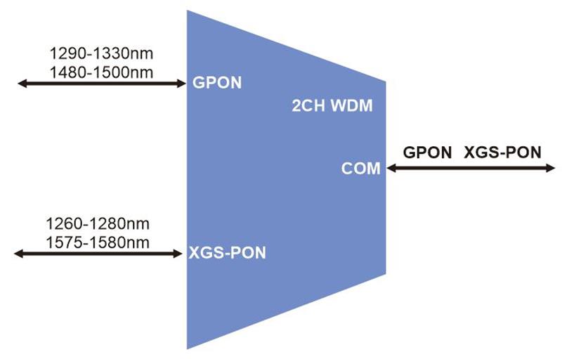 2CH WDM GPON And XGS-PON LGX Box