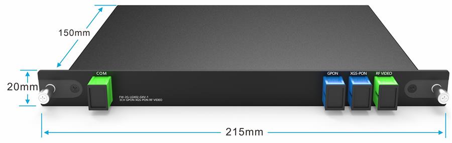 3CH WDM GPON XGS-PON 3CH WDM GPON XGS-PON