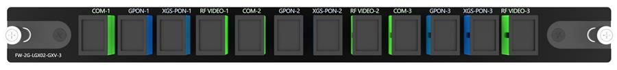 3X3CH WDM GPON XGS-PON And RF Video 3X3CH WDM GPON XGS-PON And RF Video