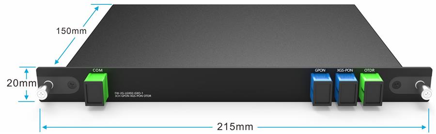3CH WDM GPON XGS-PON 3CH WDM GPON XGS-PON