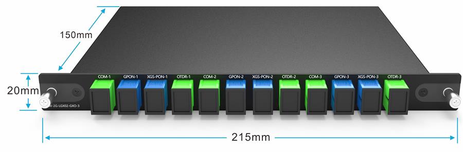 3CH WDM GPON XGS-PON 3CH WDM GPON XGS-PON