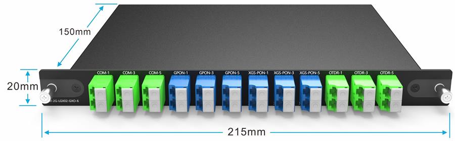 3CH WDM GPON XGS-PON 3CH WDM GPON XGS-PON
