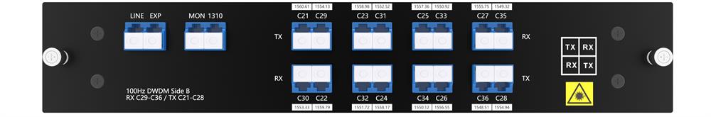 Single Fiber 8CH 16 Waves DWDM MUX/ DEMUX Single Fiber 8CH 16 Waves DWDM MUX/ DEMUX