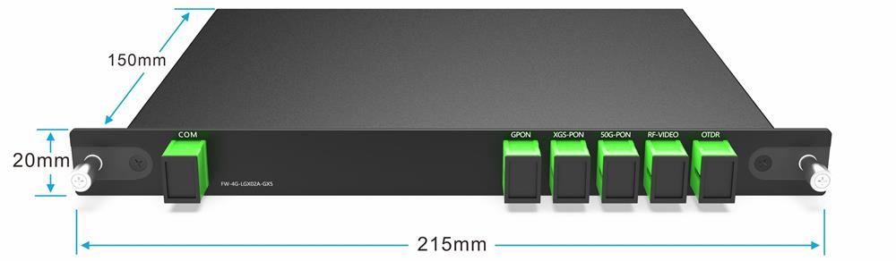 5CH WDM GPON XGS-PON 50G-PON RF Video 5CH WDM GPON XGS-PON 50G-PON RF Video
