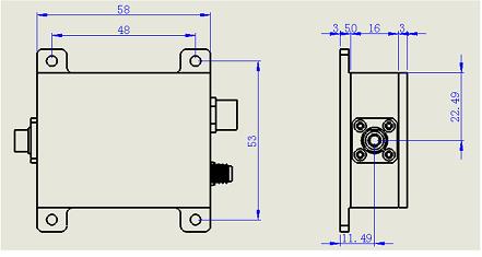 Mechanical Dimension Diagram of Unit Detector Module Mechanical Dimension Diagram of Unit Detector Module