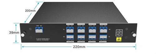 Single Fiber 8CH 16Waves DWDM Mux/ Demux