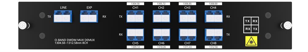 8CH O-BAND DWDM MUX DEMUX Dual Fiber 8CH O-BAND DWDM MUX DEMUX Dual Fiber