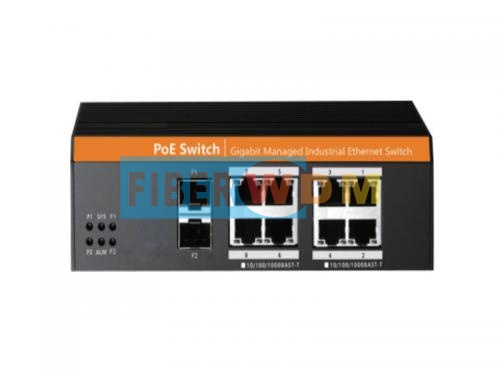 2-Optical 8-Electric POE Gigabit Industrial Switch FW108GPS-2F