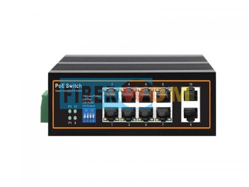 10-Electric POE Gigabit Industrial Switch FW308GPS-2G