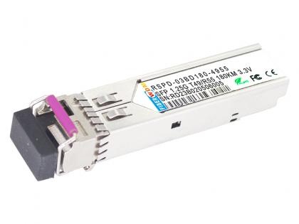 China SFP 1.25G TX 1490 RX 1550 CWDM 180KM DDM Optical Transceiver