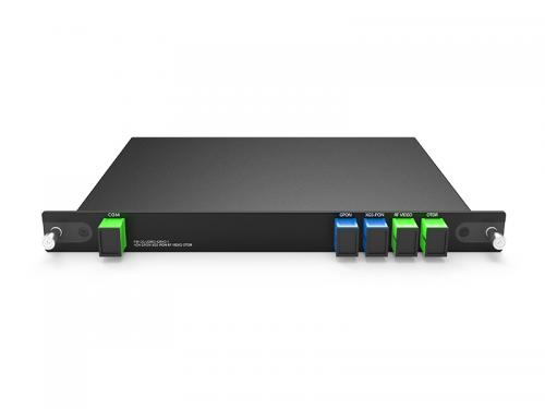 4CH WDM GPON XGS-PON RF Video And OTDR Plug-in LGX Box